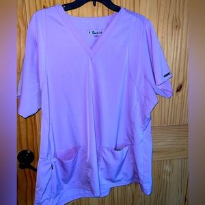 Wonderwink scrub top great condition lilac in color